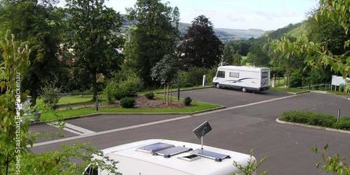 Stellplatz für Wohnmobile im Staatsbad Bad Brückenau