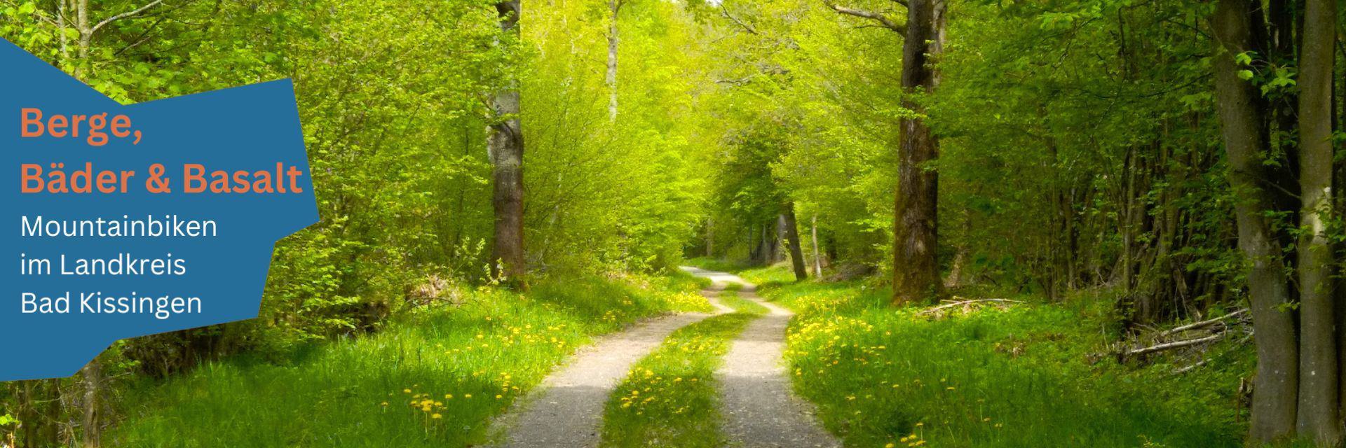 Gravelstrecke in der Rhön